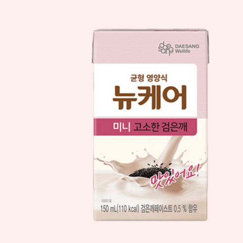 뉴케어 미니 고소한검은깨 식물성단백질 150ml x 24입, 24개