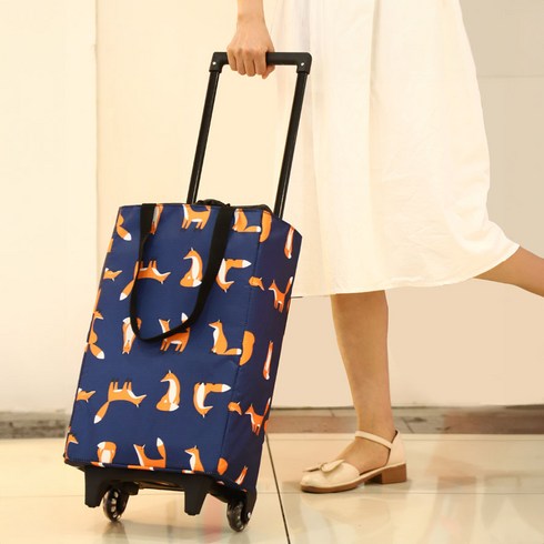 휴대용 방수 장바구니 최대24kg까지, 여우, 1개