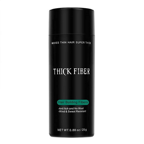 THICK FIBER Hair Fibers for Thinning & Bald spots DARK BROWN - 2 Bottle Conceals Loss in Seconds Pow, 라이트 블론드_0.88 Ounce (Pack of 1), 2개