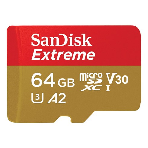 샌디스크 마이크로 SD카드 SDXC Extreme 익스트림 QXAH 64GB, 64기가