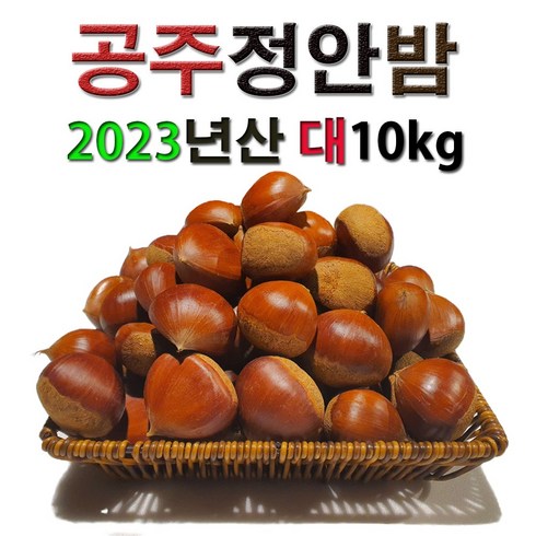 대10kg 공주밤 정안밤 알밤 햇밤 고맛나루밤 맛 대보 생율 햇 국산 특산물 간식 특산품 왕밤, 1개