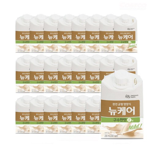 대상웰라이프 뉴케어 구수한맛 순 200ml x 24팩/b