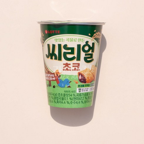 롯데제과 씨리얼 초코 컵, 89g, 10개