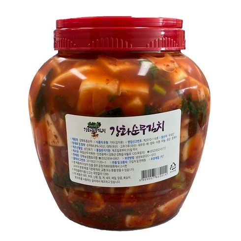 전통비법 그대로 개운한 맛 강화 순무 김치, 1.4kg, 1개
