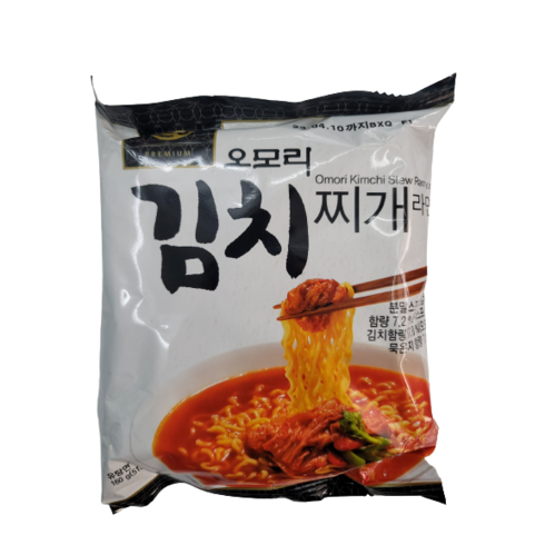 틈새 오모리 김치찌개라면 봉지면 160g x 24개 1박스