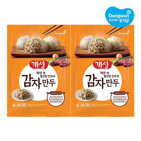 감자만두 - [동원] 개성 감자만두 2.2kg x2개, 2개