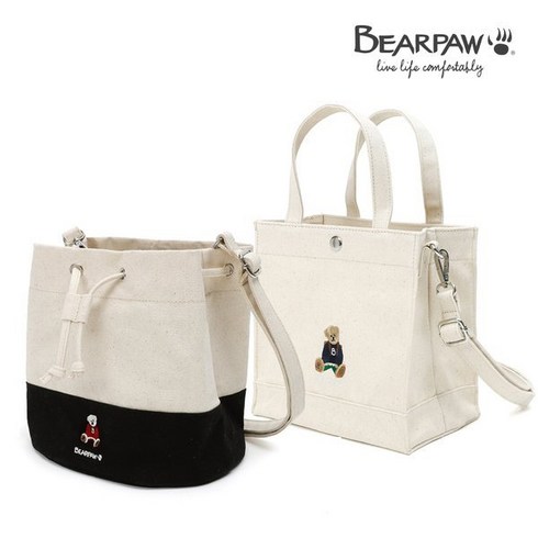 (백화점 정품)베어파우 베어파우(BEARPAW) 데일리 미니 에코백 2종 (ECOBG002NB ECOBG001NB)