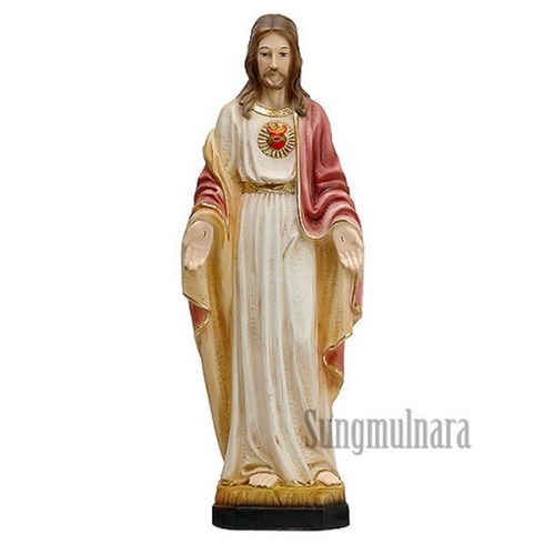 예수성심상 - 예수성심상 (대) 우드칼라 50cm 천주교 가톨릭 성물