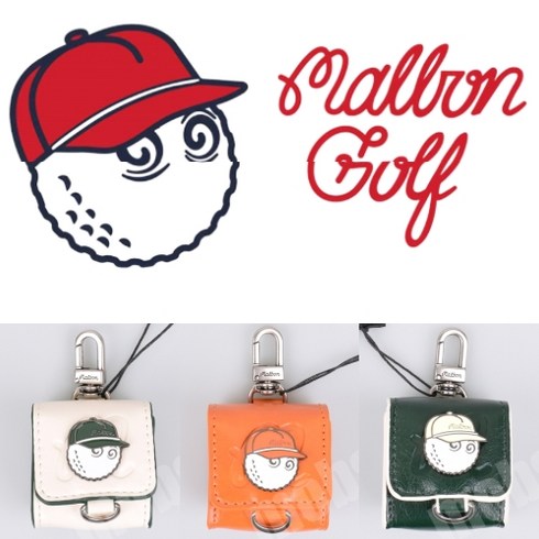 2023년 가성비 최고 말본파우치 - [국내매장판]말본 원 마커 볼 케이스 볼주머니 볼케이스 골프볼 선물용 골프공 가죽볼케이스 M3343PAC01