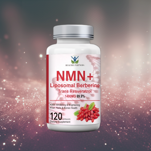 HEALTHY PARTNERS NMN - HEALTHY PARTNERS NMN+리포조말 베르베린 트랜스 레스베라트롤 피세틴 퀘르세틴 1400mg 고순도 99.9% 니코틴아미드 NAD, 1개, 120정