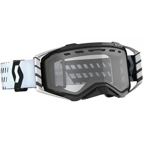 스캇 SCOTT Sports Prospect Enduro MX 고글 원 사이즈 블랙 화이트 ~ 투명 정품보장