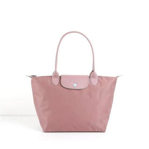 여성용 나일론 숄더백 가죽 토트백 심플한 스타일 우아한 스트리트 대형 핸드백 방수 여행 가방 패션