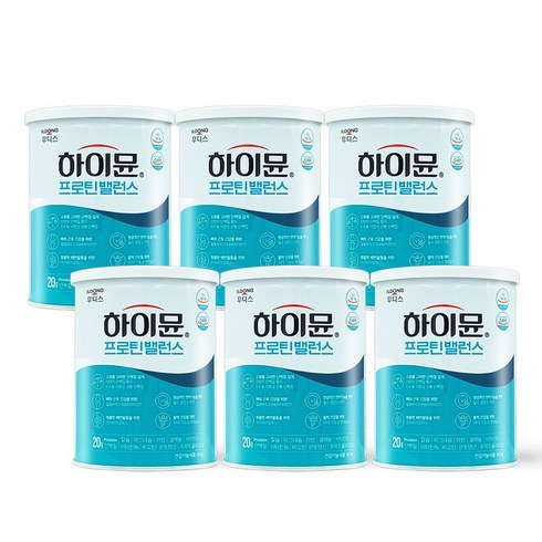 일동후디스 하이뮨 프로틴 밸런스 L 캔, 304g, 6개