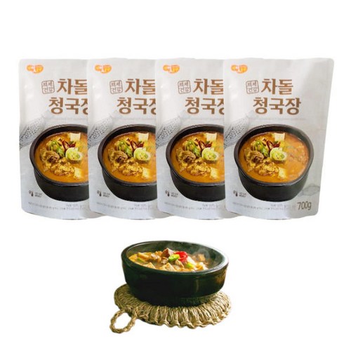 이마시야 차돌 청국장 간편조리 즉석 찌개 700g 4팩 8팩