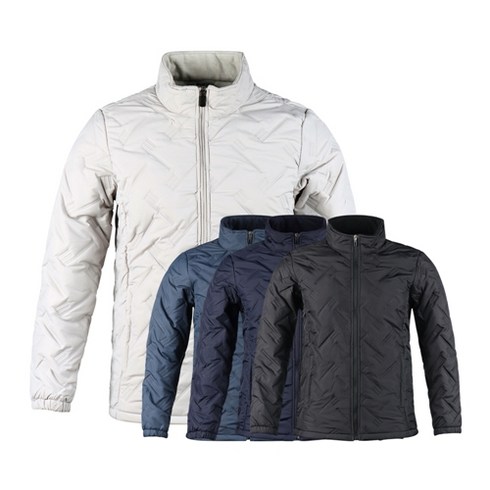 2023년 가성비 최고 골프경량패딩 - 럭스골프 남성 엠보 패턴 경량 패딩 점퍼 AJP3W801