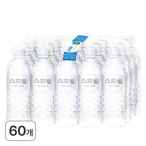 생수500ml - 스파클 생수 무라벨, 500ml, 60개