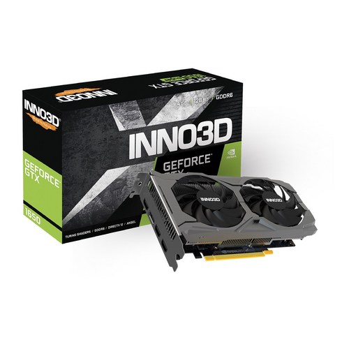 gtx1650 - INNO3D 지포스 GTX 1650 D6 4GB TWIN X2 OC V3, 선택없음