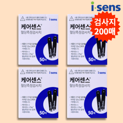 케어센스 혈당측정지, 50개입, 4개