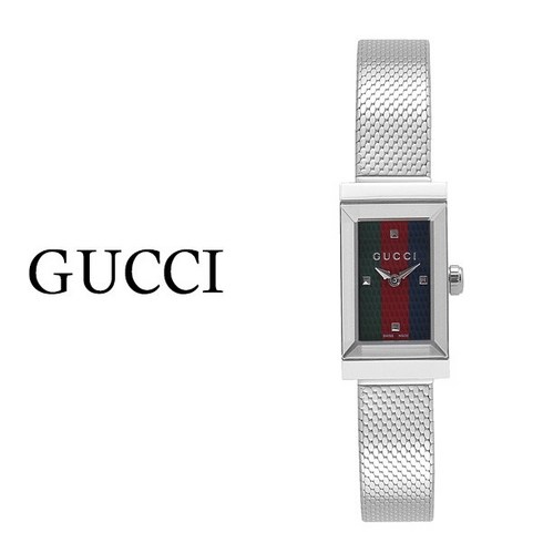 GUCCI 구찌 정품 G-Frame 여성용 메탈시계 YA147510