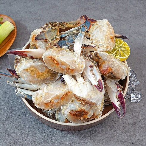 [자연맛남] 국내산 손질 절단꽃게 350g x 9팩 (총3.1kg내외36-63조각), 9개