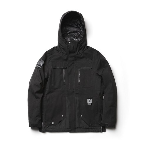 2023년 가성비 최고 blent - 블렌트 1819 BLENT VICTORIA FIELD JACKET BLACK 스노우 보드복 자켓