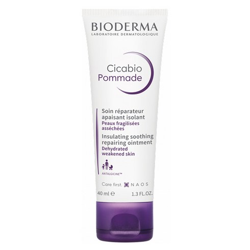 Bioderma Cicabio Pommade 바이오더마 시카비오 포마드 리페어 크림 보습케어 40ml, 1개