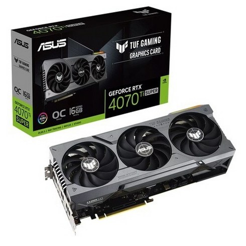 4070tisuper - 에이수스 ASUS TUF Gaming 지포스 RTX 4070 Ti SUPER O16G OC D6X 16GB, TUF-RTX4070TIS-O16G-GAMING