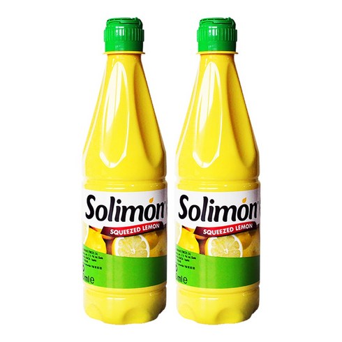 솔리몬 스퀴즈드 레몬즙, 500ml, 2개