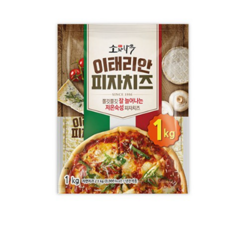 동원 소와나무 이태리안 피자 모짜렐라 치즈, 1kg, 1개