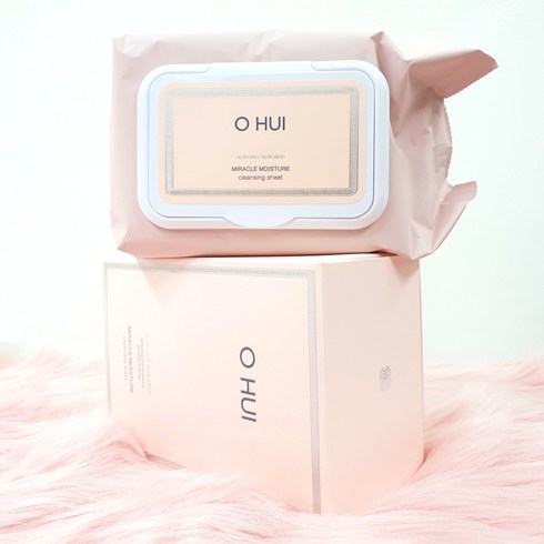 오휘 미라클 모이스처 클렌징 시트, 100매, 1개