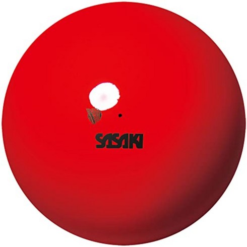 사사키(SASAKI) 리듬체조공 오로라 리듬체조볼 짐스타 수구 공 18 M20UAF, R(빨간색)