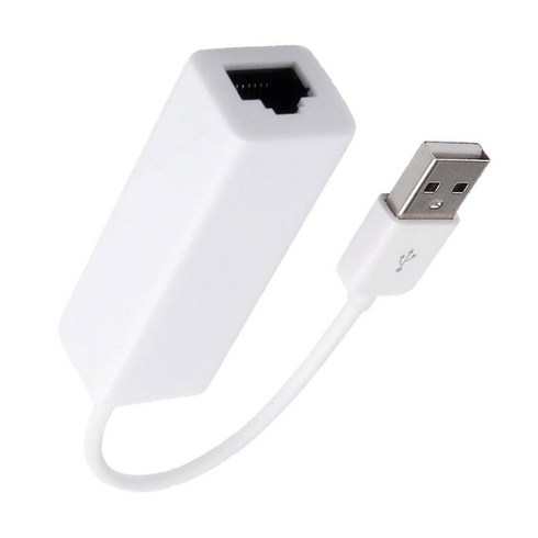 PC 네트워크어댑터 - PC 노트북용 초고속 USB to USB to 이더넷 네트워크 LAN 어댑터 카드 10 100Mbps 어댑터, 1개