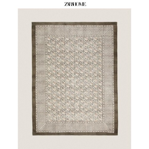 Zara Home 자라 홈 컬러 블록 프린트 러그 42376029700