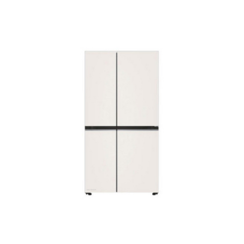 LG전자 디오스 오브제컬렉션 매직스페이스 양문형 냉장고 메탈 832L 방문설치, 메탈 베이지, S834MEE30