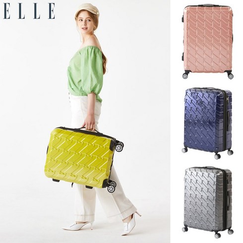 ELLE 엘르 24인치캐리어 화물용 대형캐리어 TSA잠금 하드캐리어 확장형 뉴시에라 유럽 해외 여행 백화점 홈쇼핑