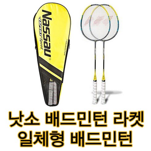 배드민턴수업 - 낫소 엑스퍼트 스피드 일체형 수업용 방과후 배드민턴