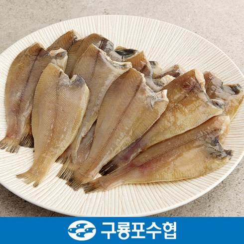 [구룡포수협] 반건조 참가자미 중 2kg(1kg-12미 전후 x 2), 1kg, 2개