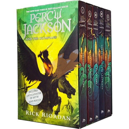 4점대원서 - [여우별밤] 퍼시잭슨과 올림포스의 신 5권세트 영어원서 Percy Jackson and the Olympians 음원제공