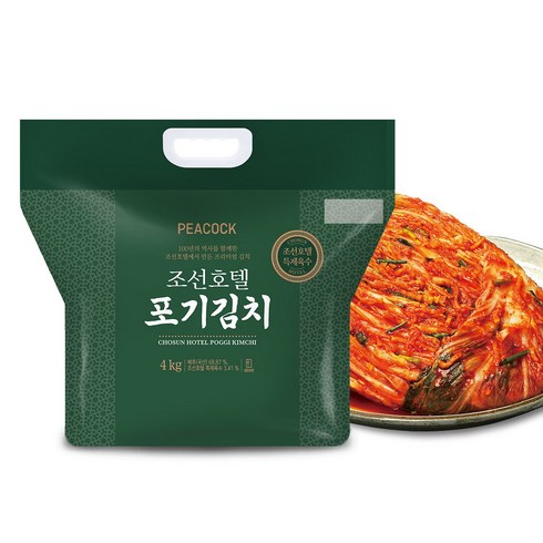 음식조선 - peacock 조선호텔 포기김치 냉장, 1개, 4kg