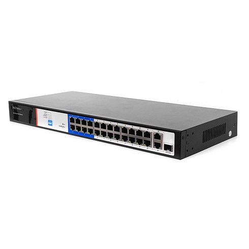 NEXT-POE428SFP-GTP/24포트 10/100Mbps POE+250W 스위치허브