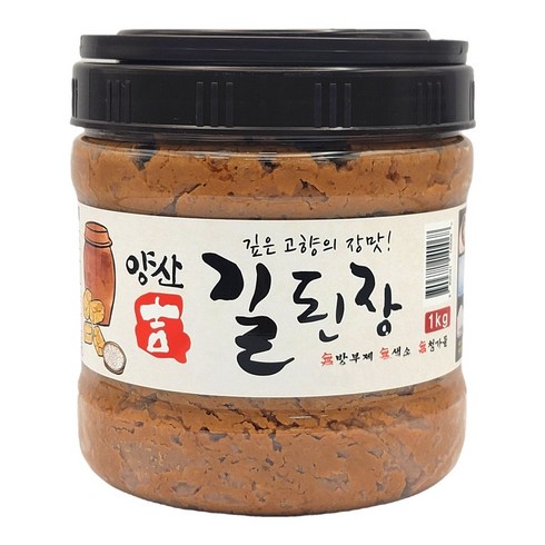 한식된장 - 원식품 길된장 재래된장, 1kg, 1개