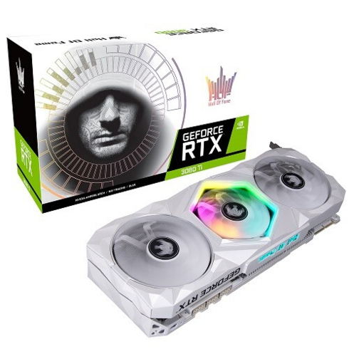 3080ti - 갤럭시 GALAX 지포스 RTX 3080 Ti Hall Of Fame D6X 12GB 홀오브 최고급형모델