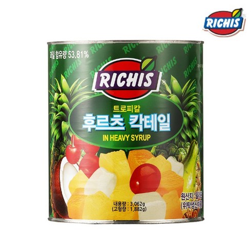 리치스 후르츠 칵테일 3kg, 3개