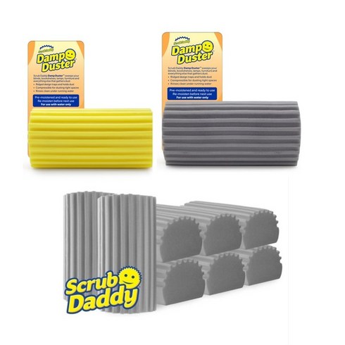 스크럽대디 먼지 제거 스펀지 더스트(국내배송) Scrub Daddy Damp Duster, 1개