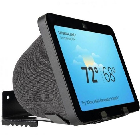 83일 - 에코쇼 83일 시나르 메탈 월마운트Echo Show 8용 Generation Wall Bracket Stand with Wire Management Black (Black)