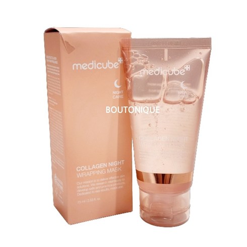 메디큐브 콜라겐 나이트 랩핑 마스크 75ml 1개, 1개입
