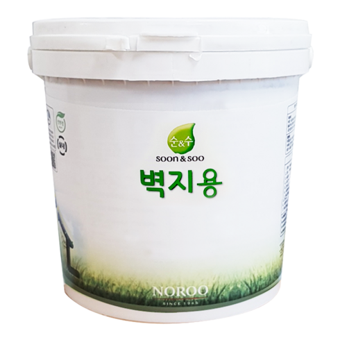 벽지페인트 - 노루페인트 순앤수 2리터 벽지용 친환경 곰팡이방지, 퓨어화이트, 1개, 2l