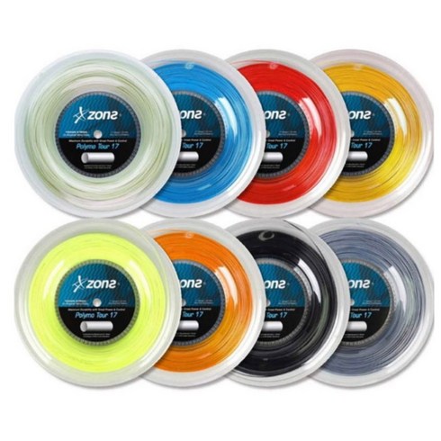 존스 고텐션 장력 강한파워용 테니스라켓줄 200M(8색) 부드러운 스핀좋은, 오렌지, 1개