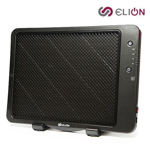 2023년 가성비 최고 엘리온히터 - NEW 엘리온 원적외선히터 전기히터 스탠드 벽걸이 복사열 전기난로 난방기 책상 발난로 발히터, 다크그레이, EU-3