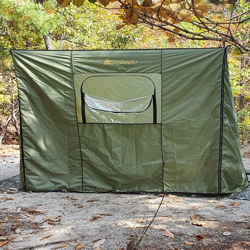 산마루 NEW 4계절 등산용 텐트 큐브텐트 쉘터 숲속의 포장마자, 7-8인용
